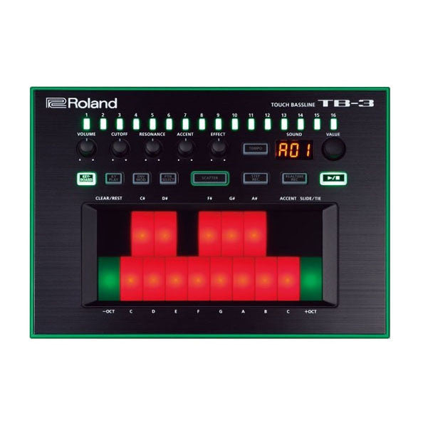Roland Synthesizers Roland TB-3 Touch Bassline Bass Synthesizer