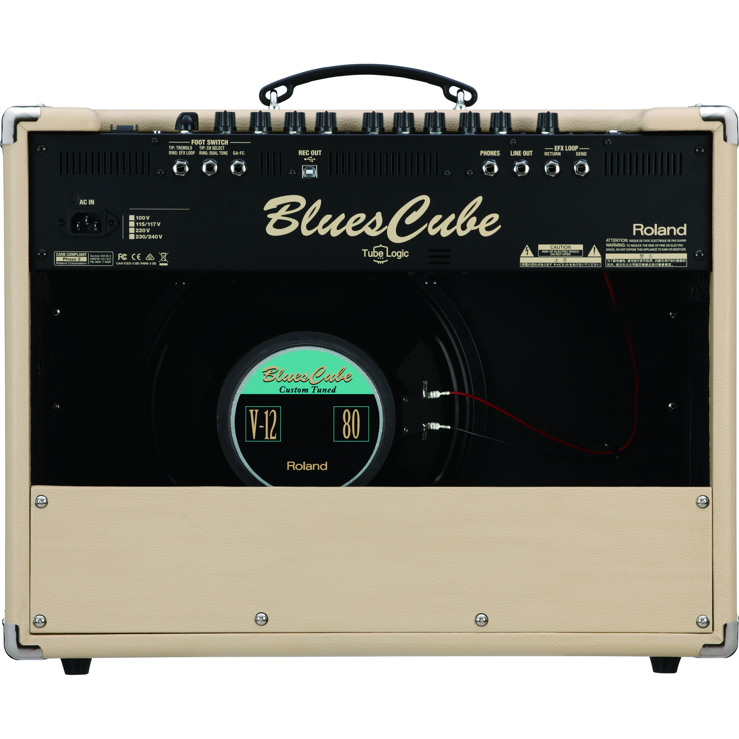 Roland Tube Amplifiers Roland Blues Cube Artist 1 x 12inch 80-Watt Combo Guitar Amplifier