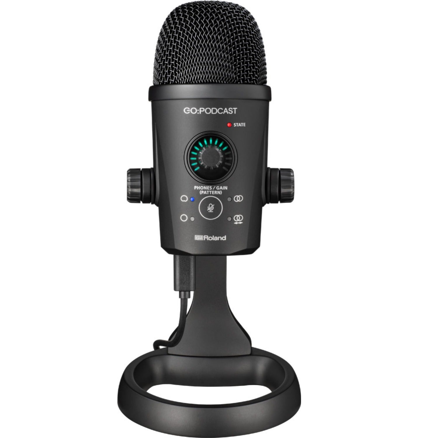 Roland USB Microphones Roland GO PODCAST Video Podcasting Studio USB Microphone for Smartphones