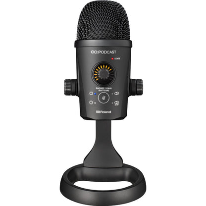 Roland USB Microphones Roland GO PODCAST Video Podcasting Studio USB Microphone for Smartphones