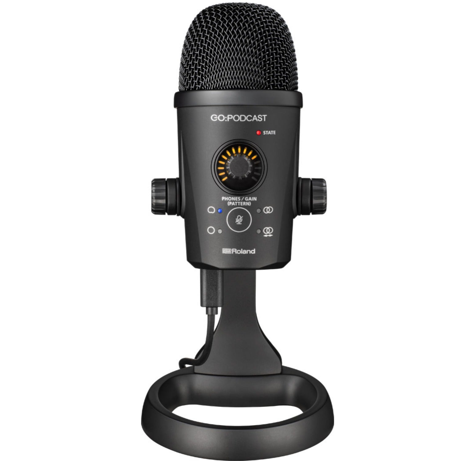 Roland USB Microphones Roland GO PODCAST Video Podcasting Studio USB Microphone for Smartphones