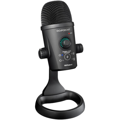 Roland USB Microphones Roland GO PODCAST Video Podcasting Studio USB Microphone for Smartphones