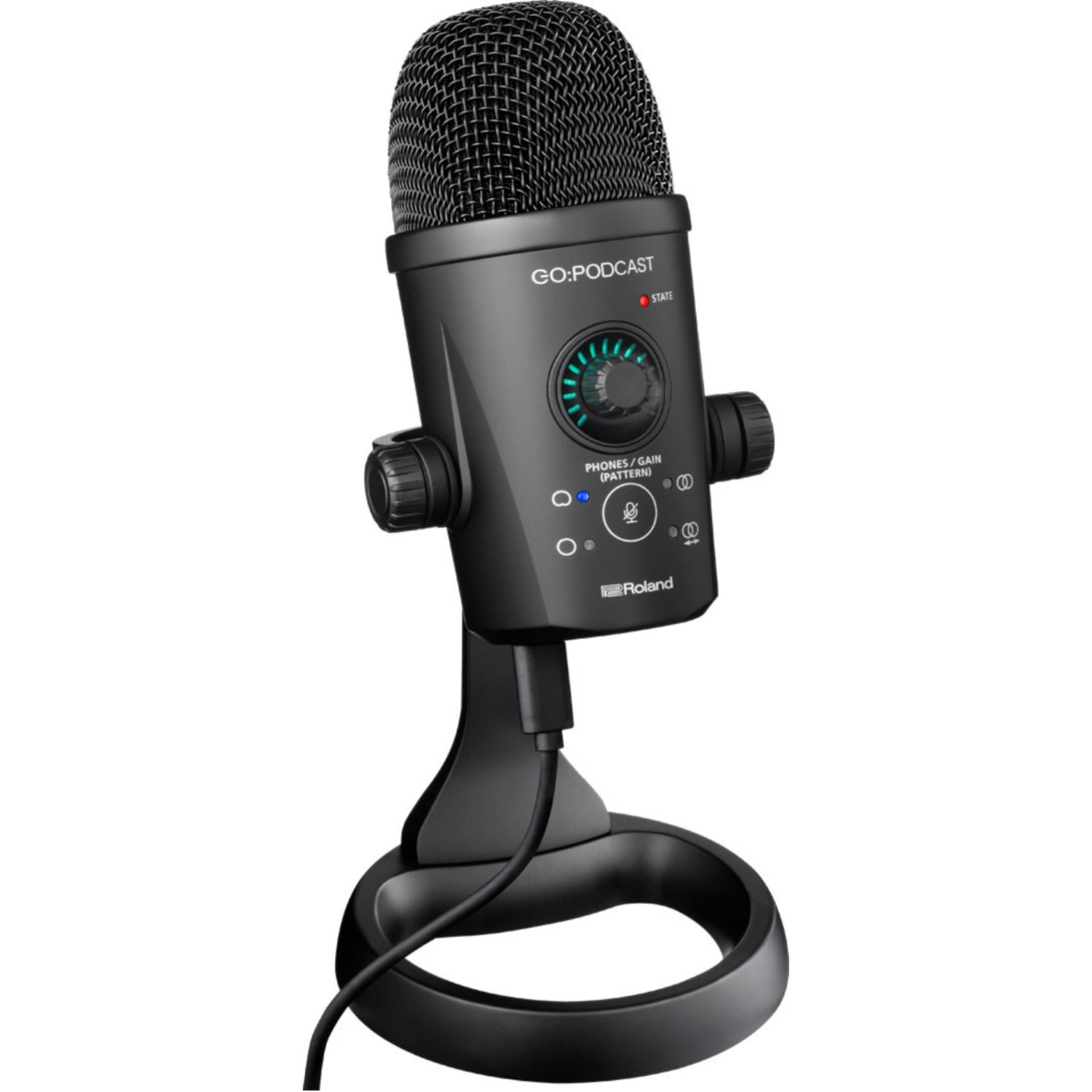 Roland USB Microphones Roland GO PODCAST Video Podcasting Studio USB Microphone for Smartphones