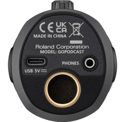 Roland USB Microphones Roland GO PODCAST Video Podcasting Studio USB Microphone for Smartphones