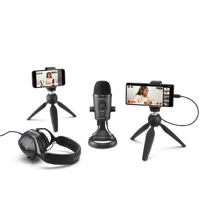 Roland USB Microphones Roland GO PODCAST Video Podcasting Studio USB Microphone for Smartphones