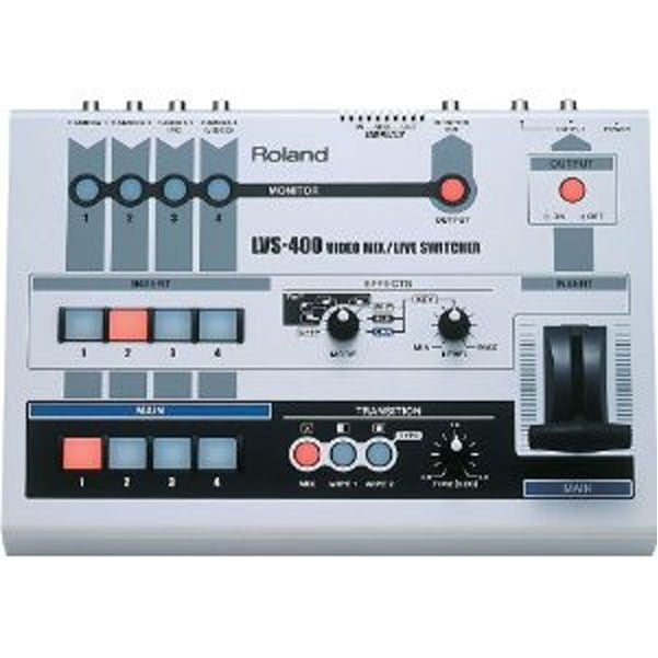 roland video mixers and switchers roland lvs-400 professional 4-channel video mixer