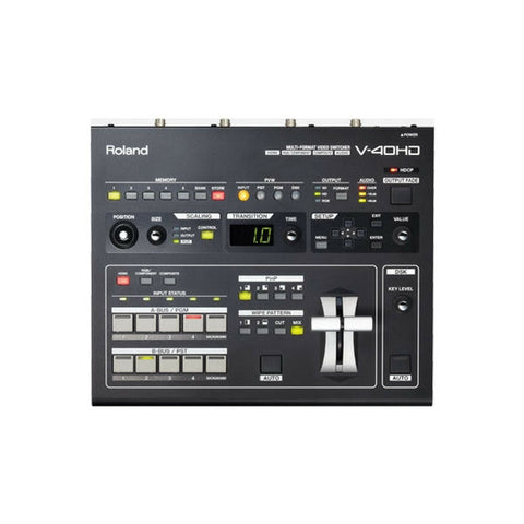 Roland V-40HD VJ機材 （市場参考価格総額400,000） Roland V-40HD MULTI-FORMAT VIDEO SWITCHER｜ミュージックランドKEY