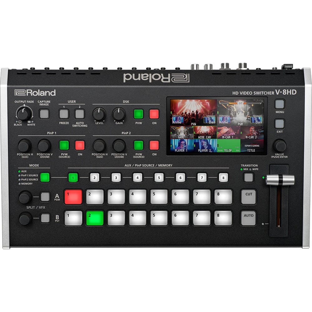 Roland Video Mixers Roland V 8HD 8 Channel HD Video Switcher