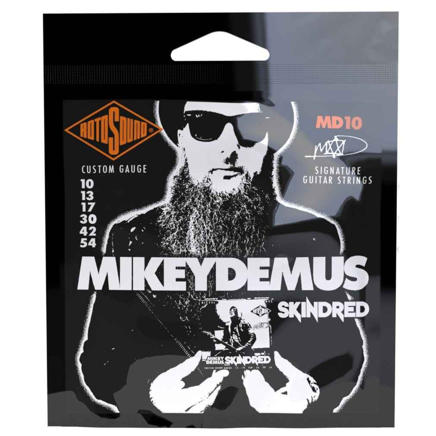 Rotosound Electric Guitar Strings 0.010-0.054 Rotosound MD10 Mikey Demus Signature Electric Guitar String Set