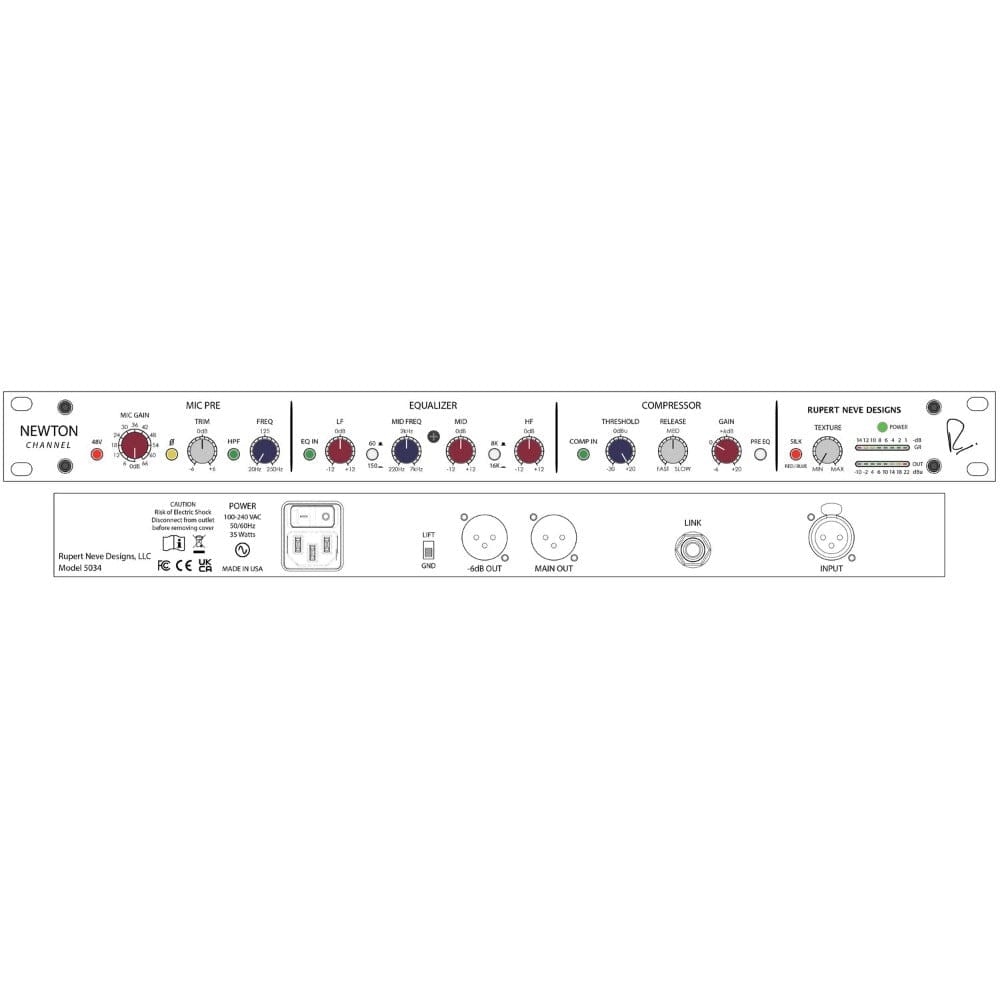 Rupert Neve Designs Channel Strips Rupert Neve Designs Newton Channel Strip