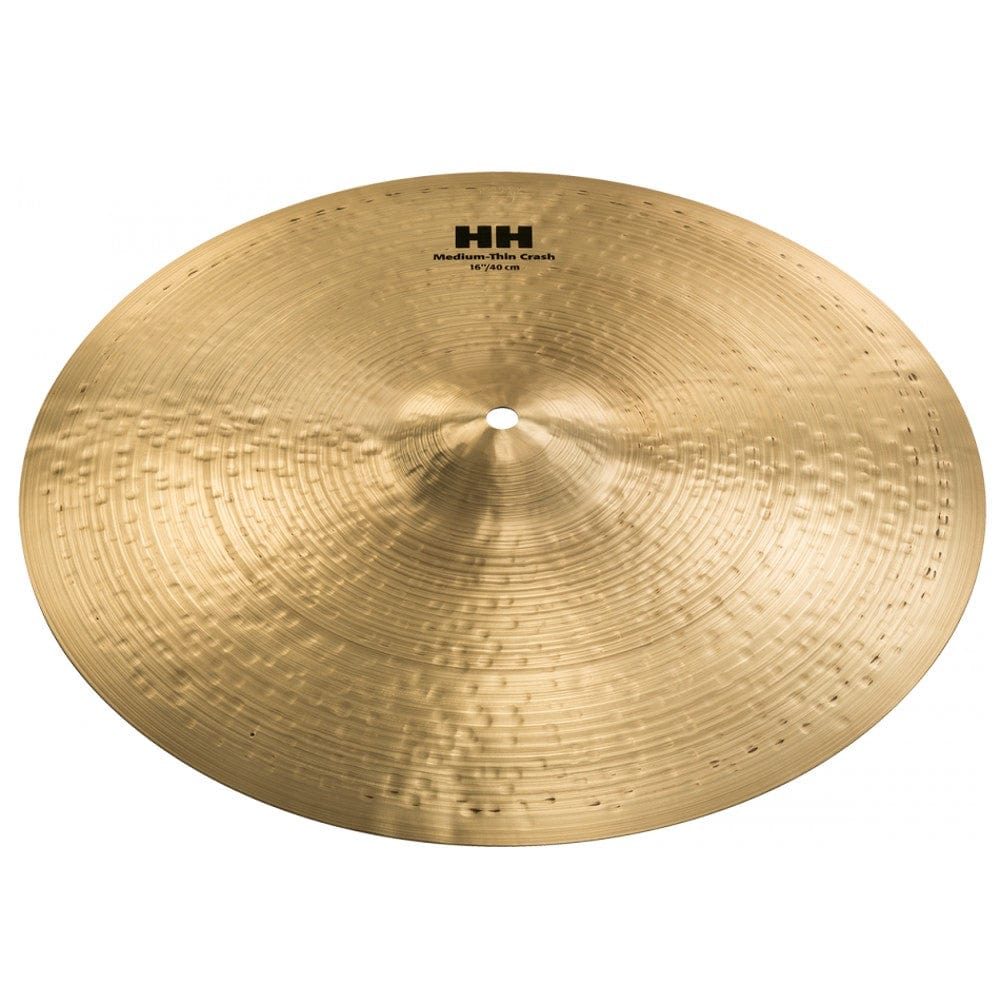 sabian crash cymbals sabian 11607b 16 inch hh medium thin crash cymbal - brilliant