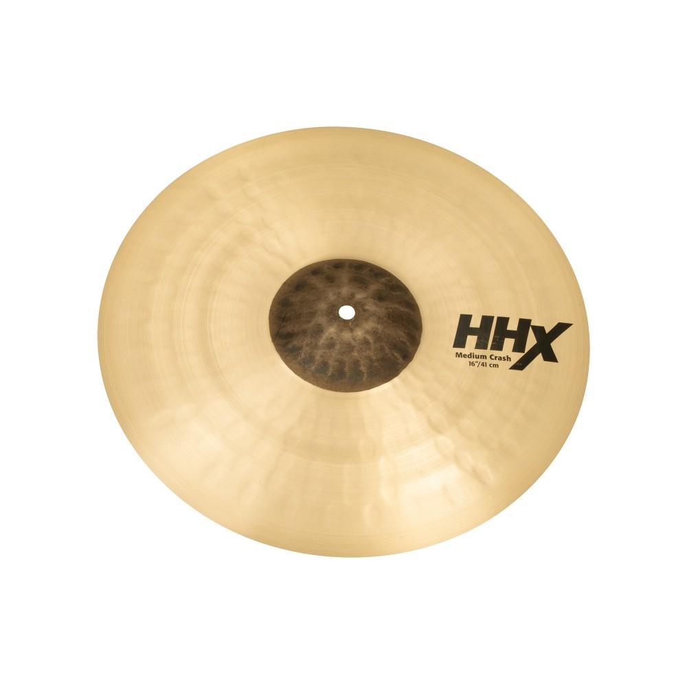 sabian crash cymbals sabian 11608xmn 16" hhx medium crash cymbals