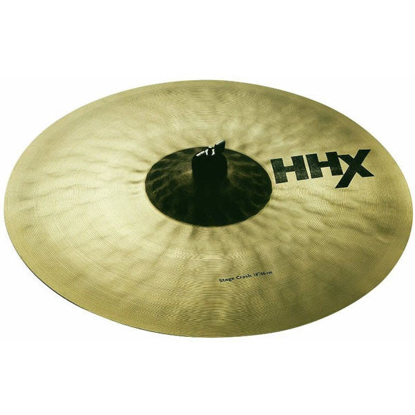 sabian crash cymbals sabian 18 inch hhx stage crash cymbal