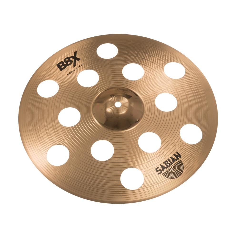 sabian crash cymbals sabian b8x 16inch o-zone crash cymbal