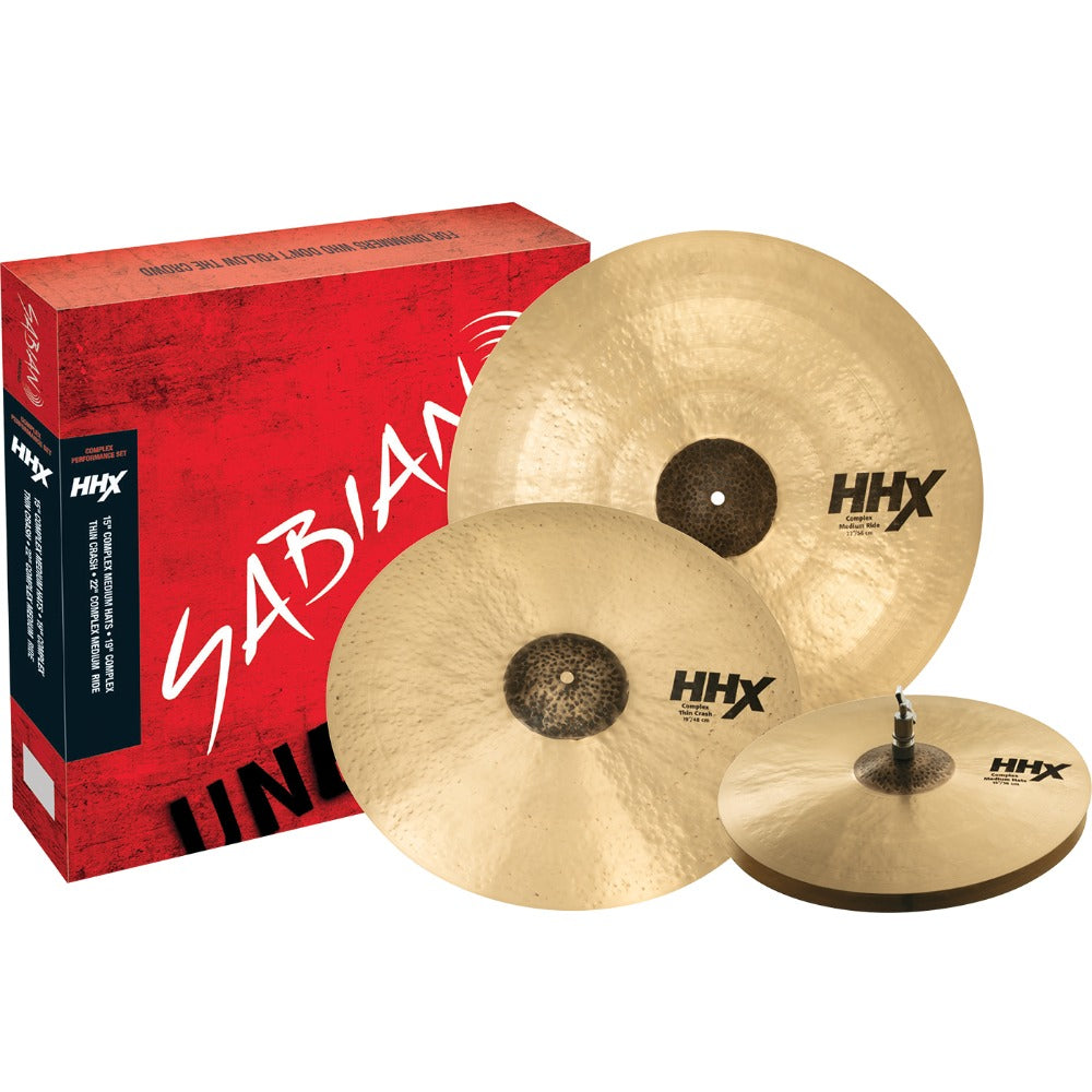 Sabian Cymbal Packs Sabian 15005XCN HHX Complex Performance Cymbal Set