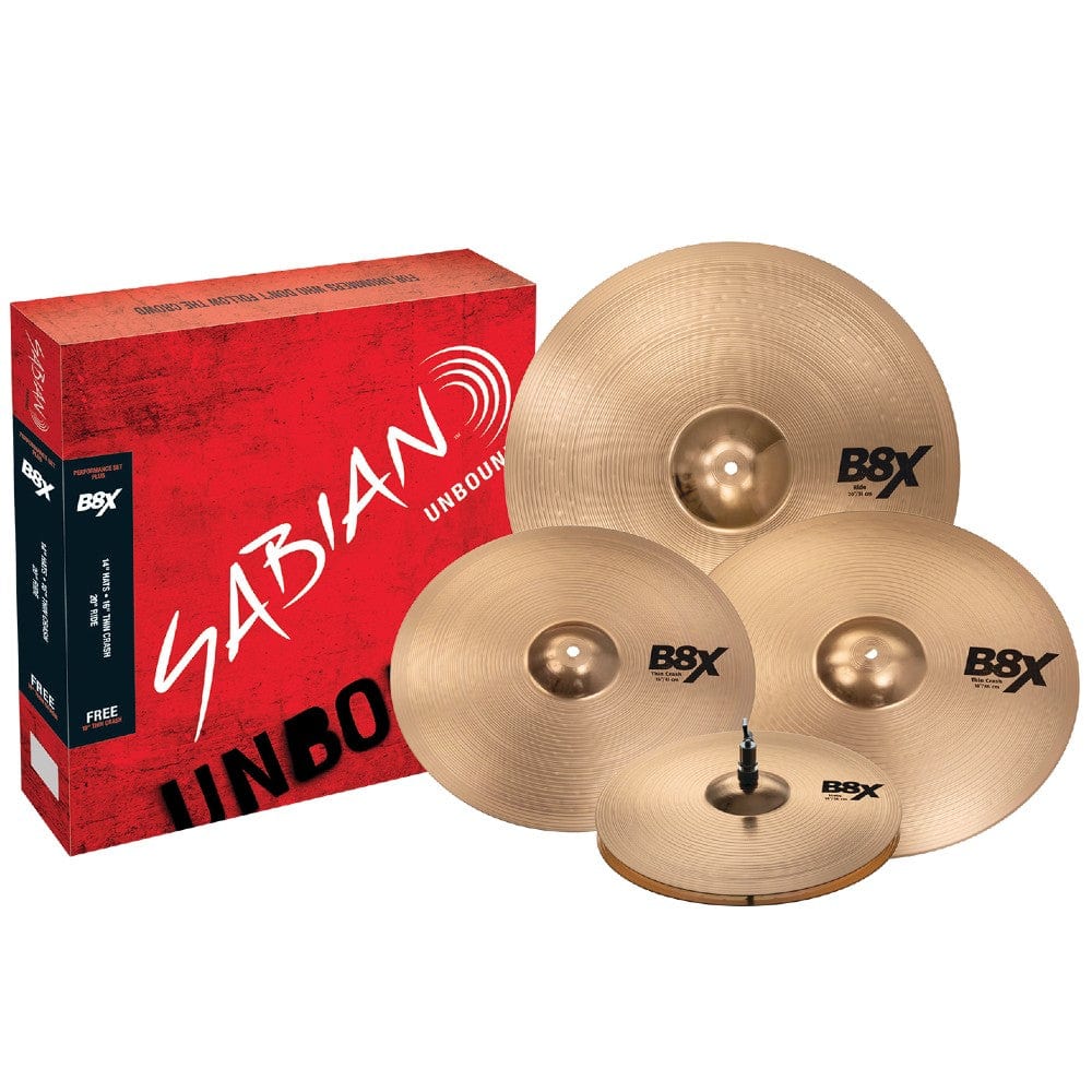 sabian cymbal packs sabian b8x performance focused set plus cymbals