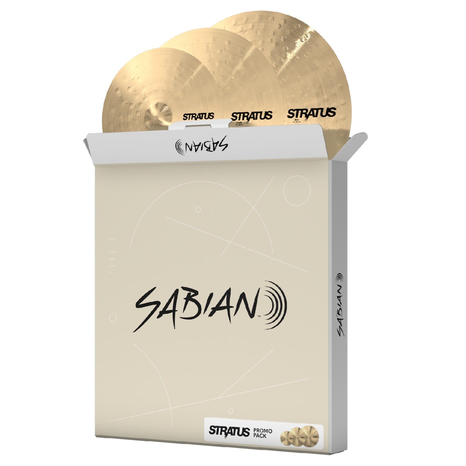 Sabian Cymbal Packs Sabian S5005 Stratus Series Promotional Cymbal Set
