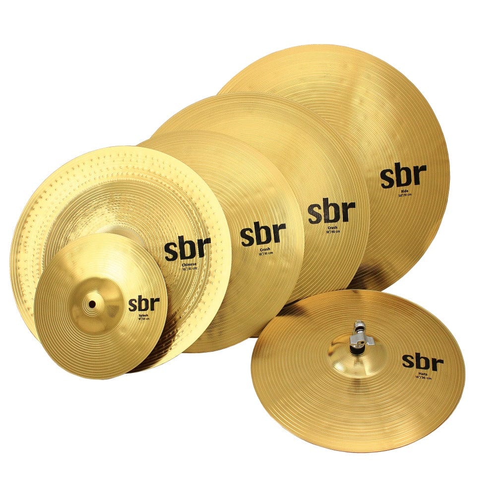 sabian cymbals sabian sbr5007 sbr super set 6-piece cymbal set