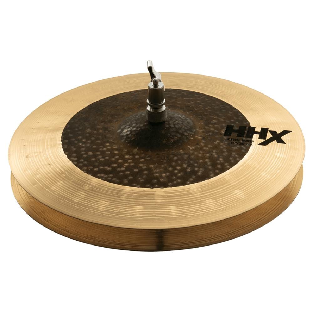 Sabian Hi Hat Cymbals Medium Sabian 14 Inch HHX Click Medium Hi Hat Cymbals