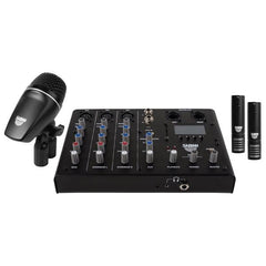 Sabian Sound Drumkit Microphones Sabian Sound Kit 4-piece Drum Microphone & Mixer Kit