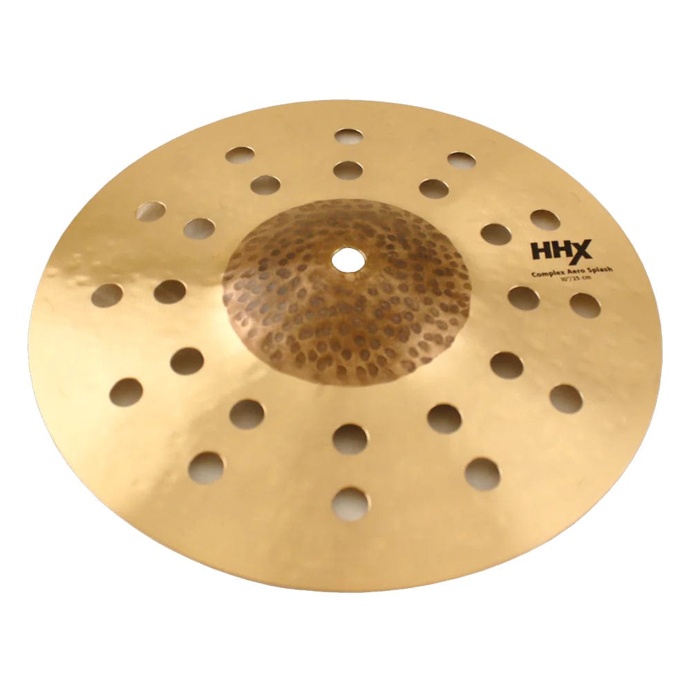 sabian splash cymbals 10" sabian 110xacn complex aero splash 10" cymbal 