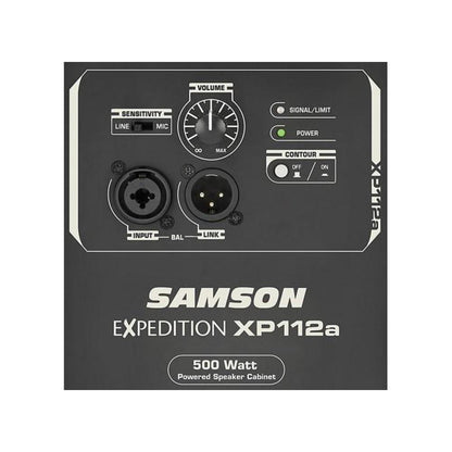 Samson Active PA Speakers Samson Expedition XP112A 500W 2-Way Active PA Speaker