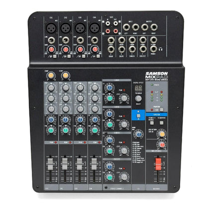 samson analog mixers samson mxp 124fx 12 input analog stereo mixer