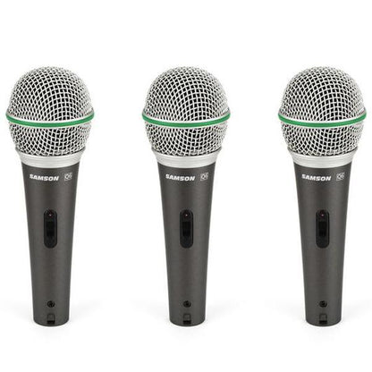 samson dynamic microphones samson q6 dynamic microphone (3-pack)