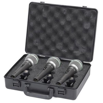 samson dynamic microphones samson q6 dynamic microphone (3-pack)