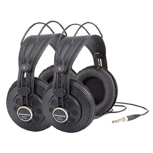 Samson Headphones Samson SR850 Professional Studio Reference Headphones - 2 Pack