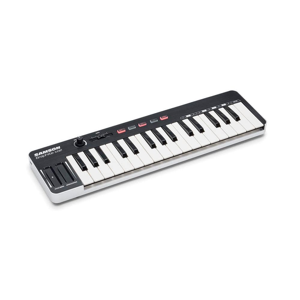 samson midi controllers samson graphite m 32 mini key usb controller