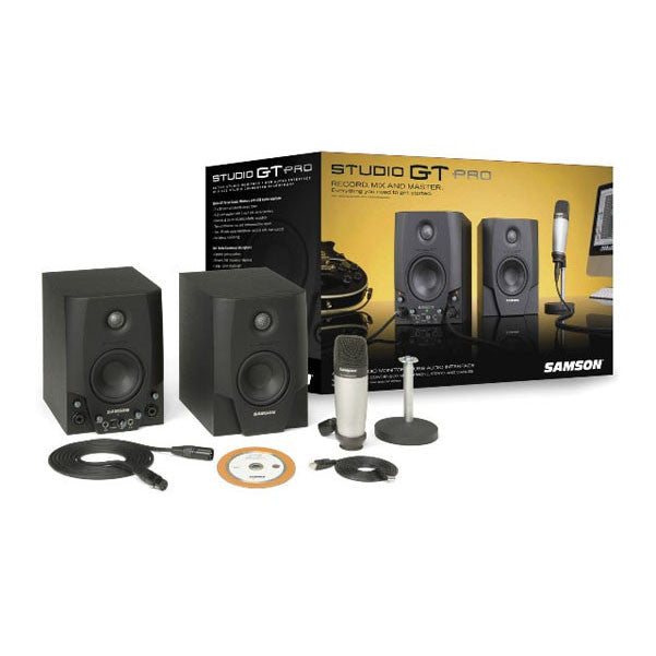 samson monitor speakers samson studio gt powered studio monitors with propack
