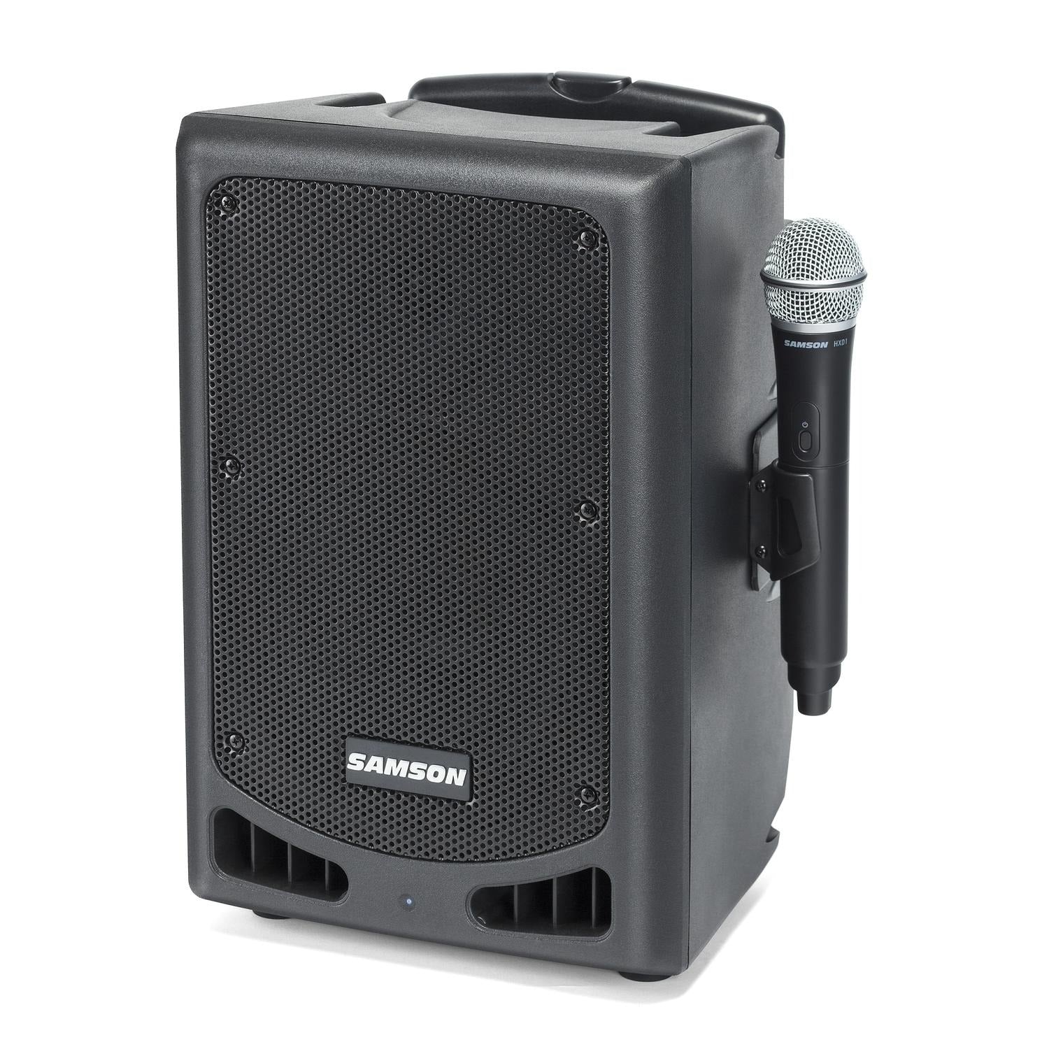 Samson Portable Pa Systems Samson Expedition XP208w - Rechargeable Portable PA with Handheld Wireless System and Bluetooth