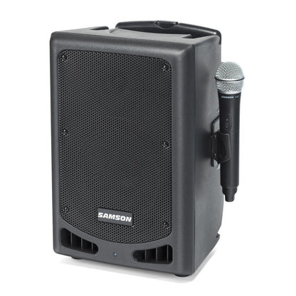 Samson Portable Pa Systems Samson Expedition XP208w - Rechargeable Portable PA with Handheld Wireless System and Bluetooth