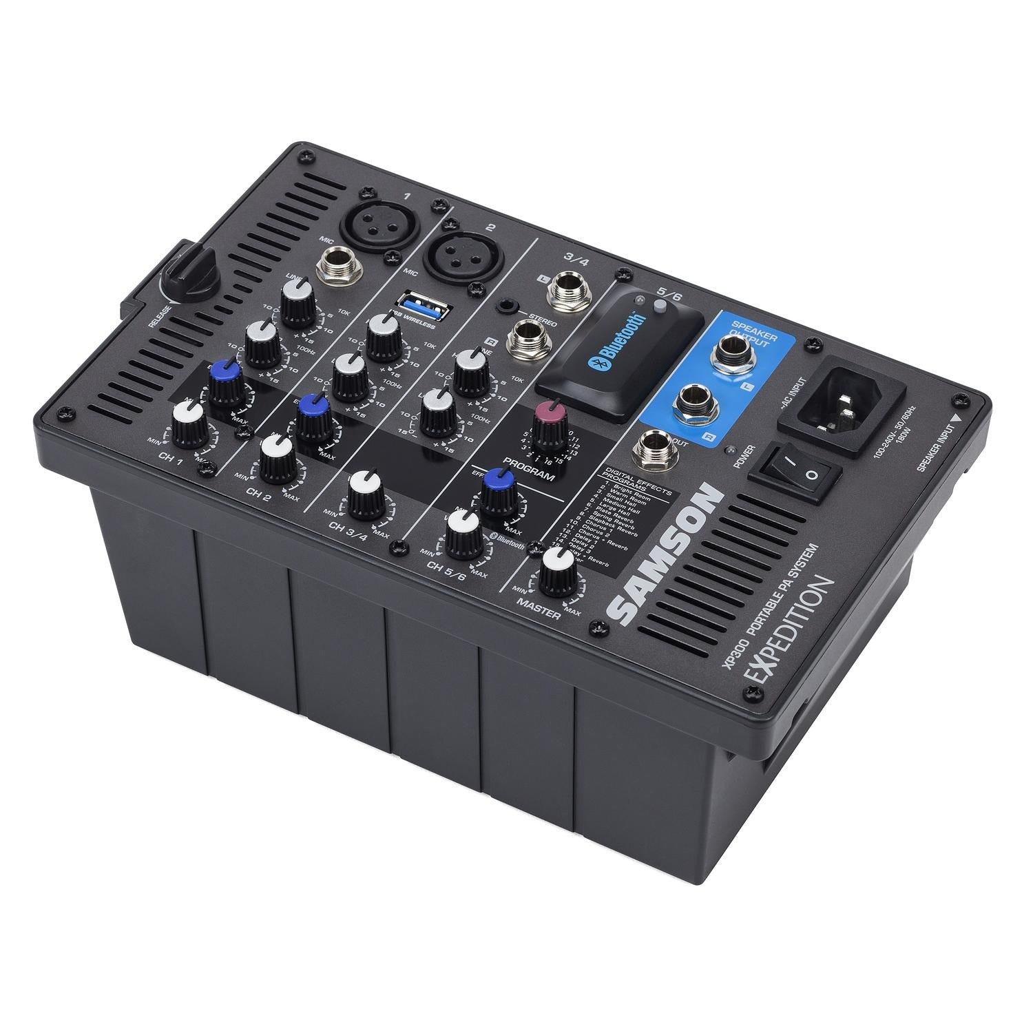 Samson Portable Pa Systems Samson Expedition XP300B - 300-Watt Portable PA with Bluetooth