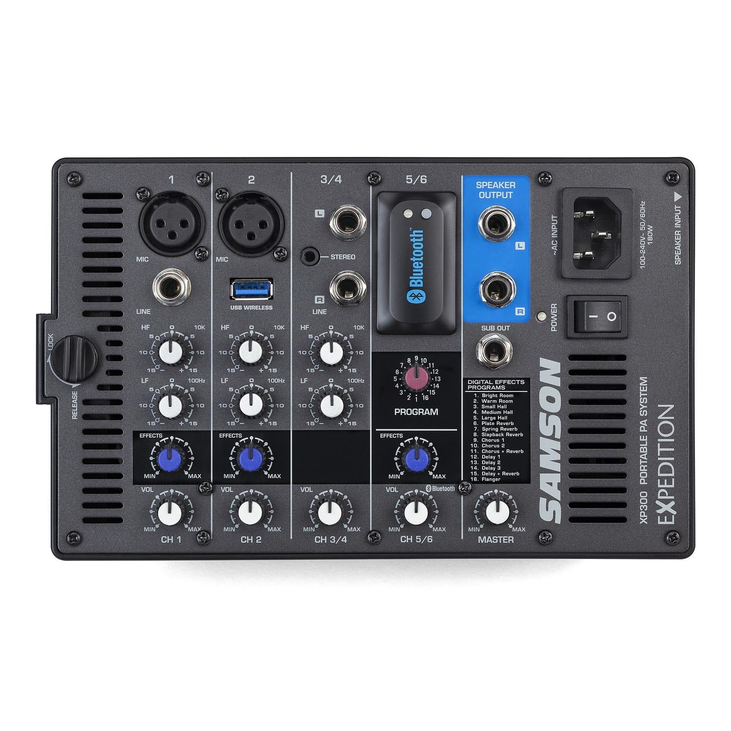 Samson Portable Pa Systems Samson Expedition XP300B - 300-Watt Portable PA with Bluetooth