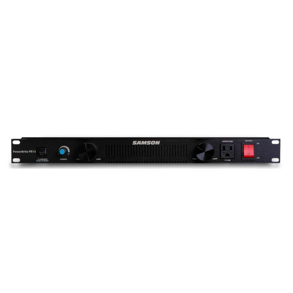 samson power supplies samson powerbrite pb15 rackmount lighting and power distributor