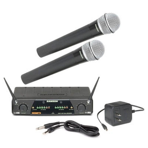 Samson Wireless Systems Samson CR277 Dual Channel UHF Wireless Microphone System
