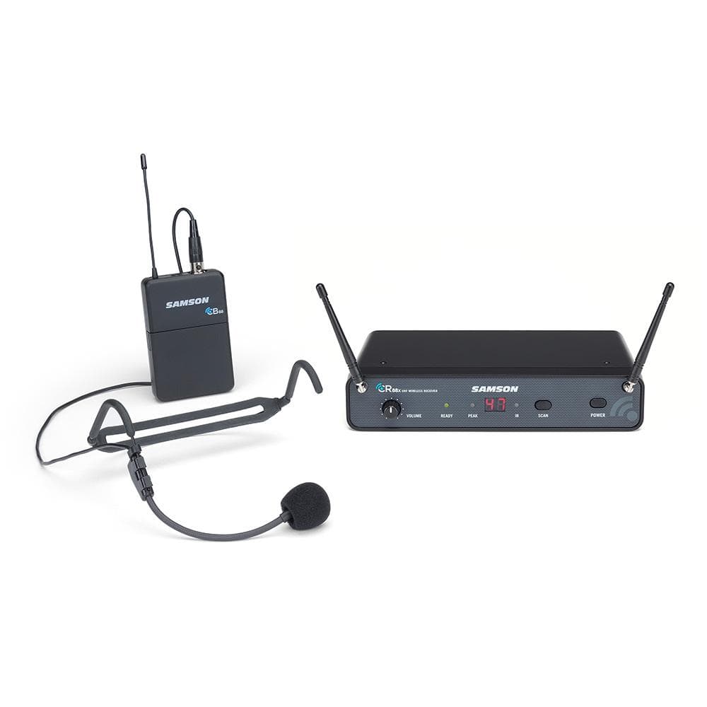 samson wireless systems samson cr88x headset wireless system with hs5