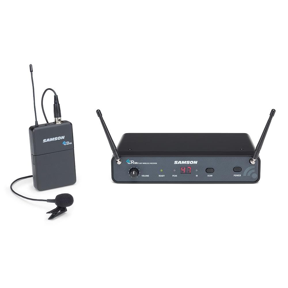 samson wireless systems samson cr88x lavalier wireless system with lm5