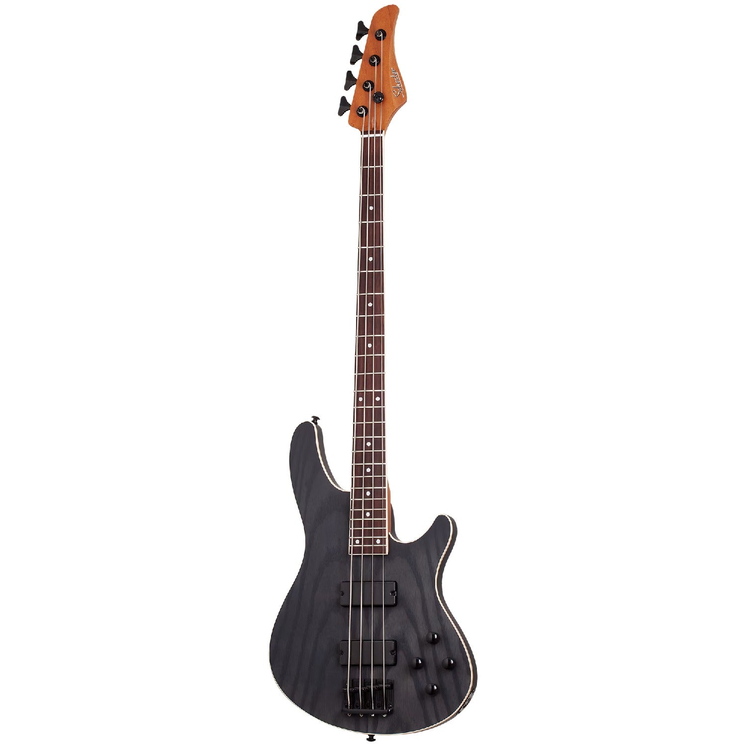 Schecter Bass Guitar Charcoal Satin Schecter C-4 Standard 4 String Bass Guitar