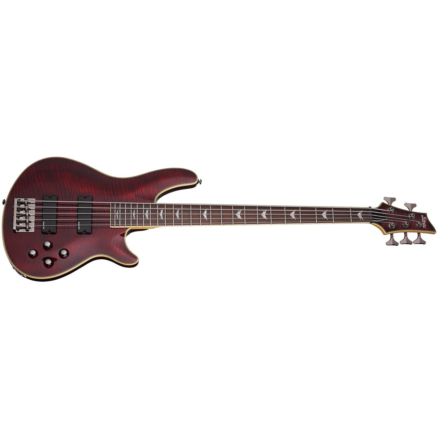Schecter Bass Guitars Black Cherry Schecter Omen Extreme-5 5-String Bass Guitar