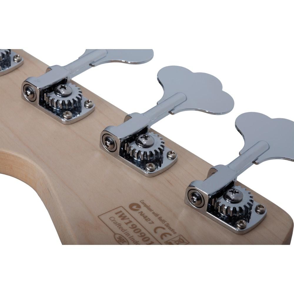 schecter bass guitars schecter banshee bass 4-string bass guitar- carbon grey