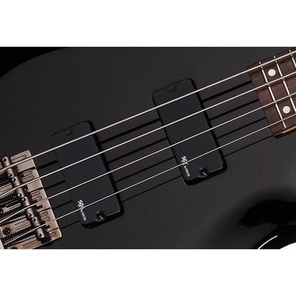 schecter bass guitars schecter guitar research sgr c-4 4 string bass guitar with gig bag 