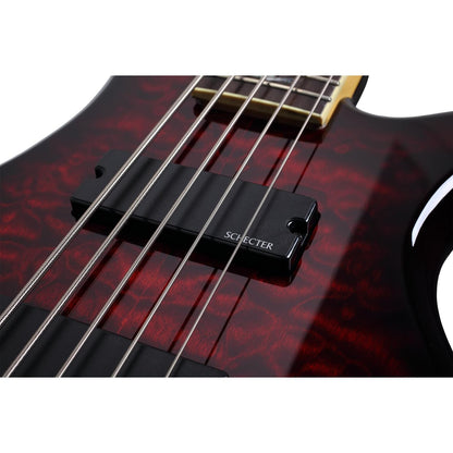Schecter Bass Guitars Schecter Stiletto Extreme-5 5-String Bass Guitar - Black Cherry