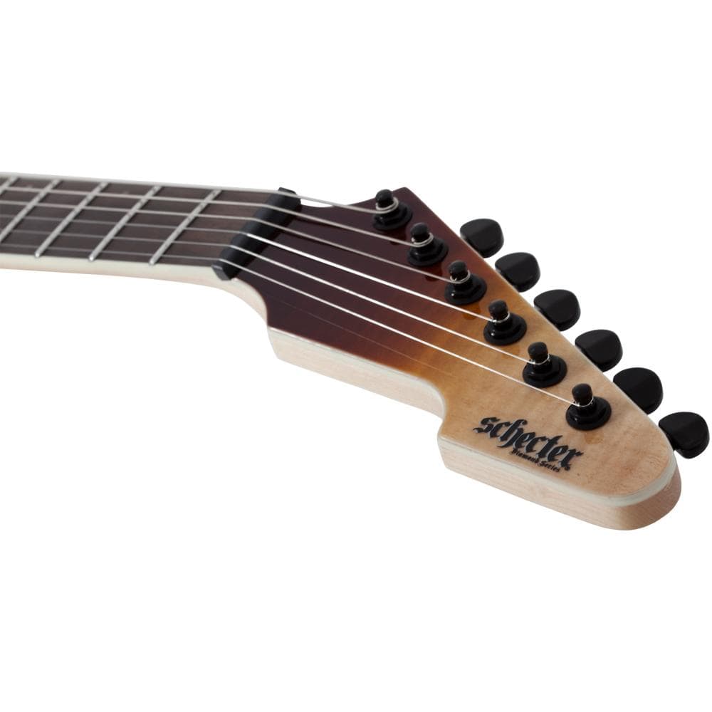 schecter electric guitars antique fade burst schecter e1 sls elite 6 string electric guitar   
