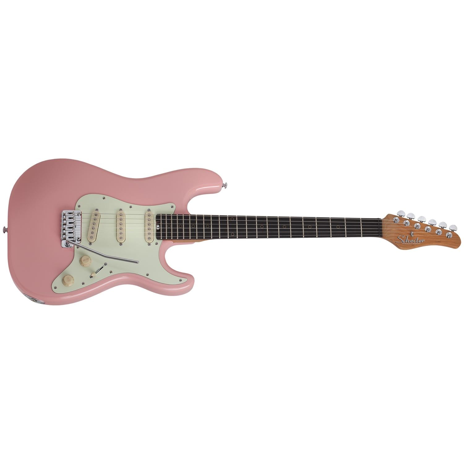 Schecter Electric Guitars Atomic Coral Schecter Nick Johnston Traditional SSS 6 String Electric Guitar