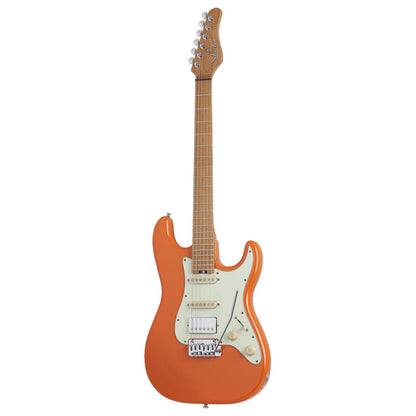 schecter electric guitars atomic orange schecter nick johnston traditional hss 6 string electric guitar 