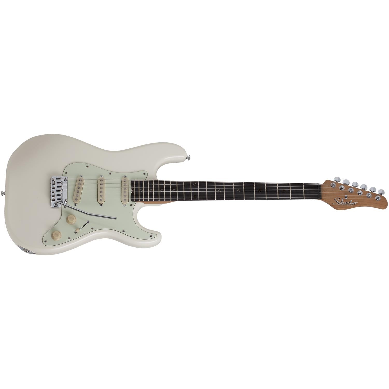 Schecter Electric Guitars Atomic Snow Schecter Nick Johnston Traditional SSS 6 String Electric Guitar