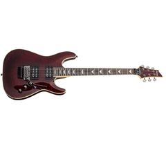 Schecter Electric Guitars Black Cherry Schecter Guitar Research Omen Extreme-6 FR Electric Guitar